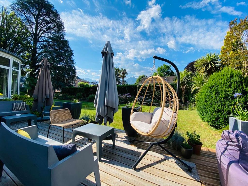 Logis Hotel Le Miramont Аржеле-Газо Экстерьер фото